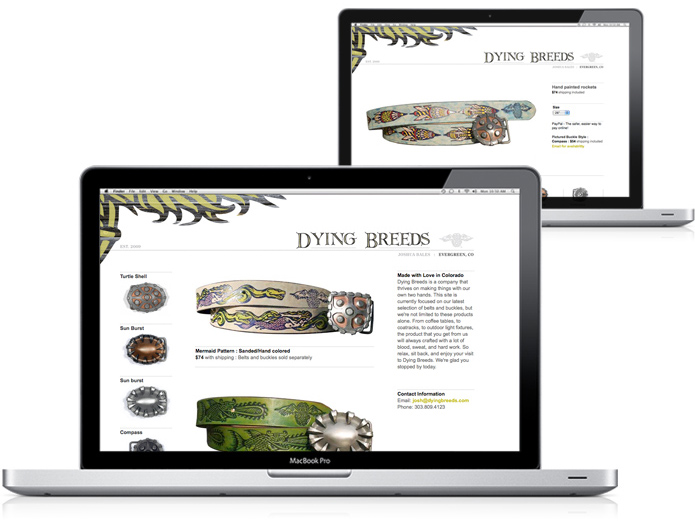 dying breeds belts and buckles